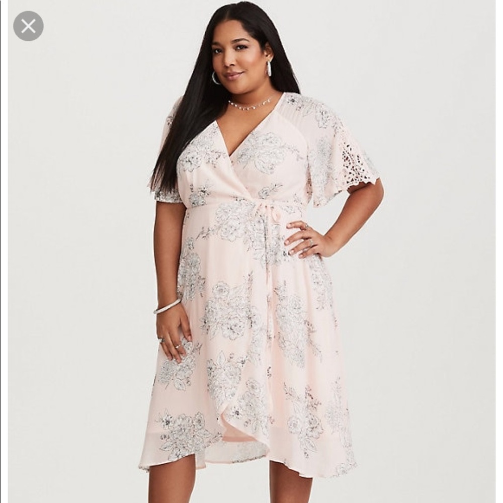 Wrap dress floral